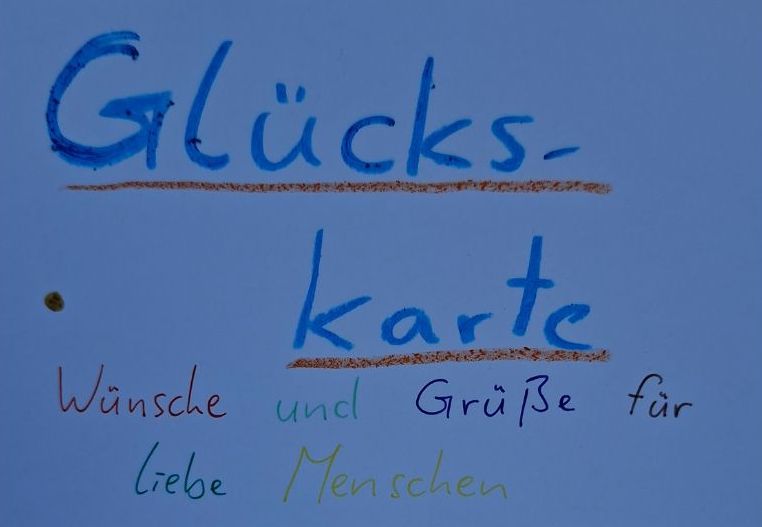 Glückskarten vermitteln frohe Botschaften